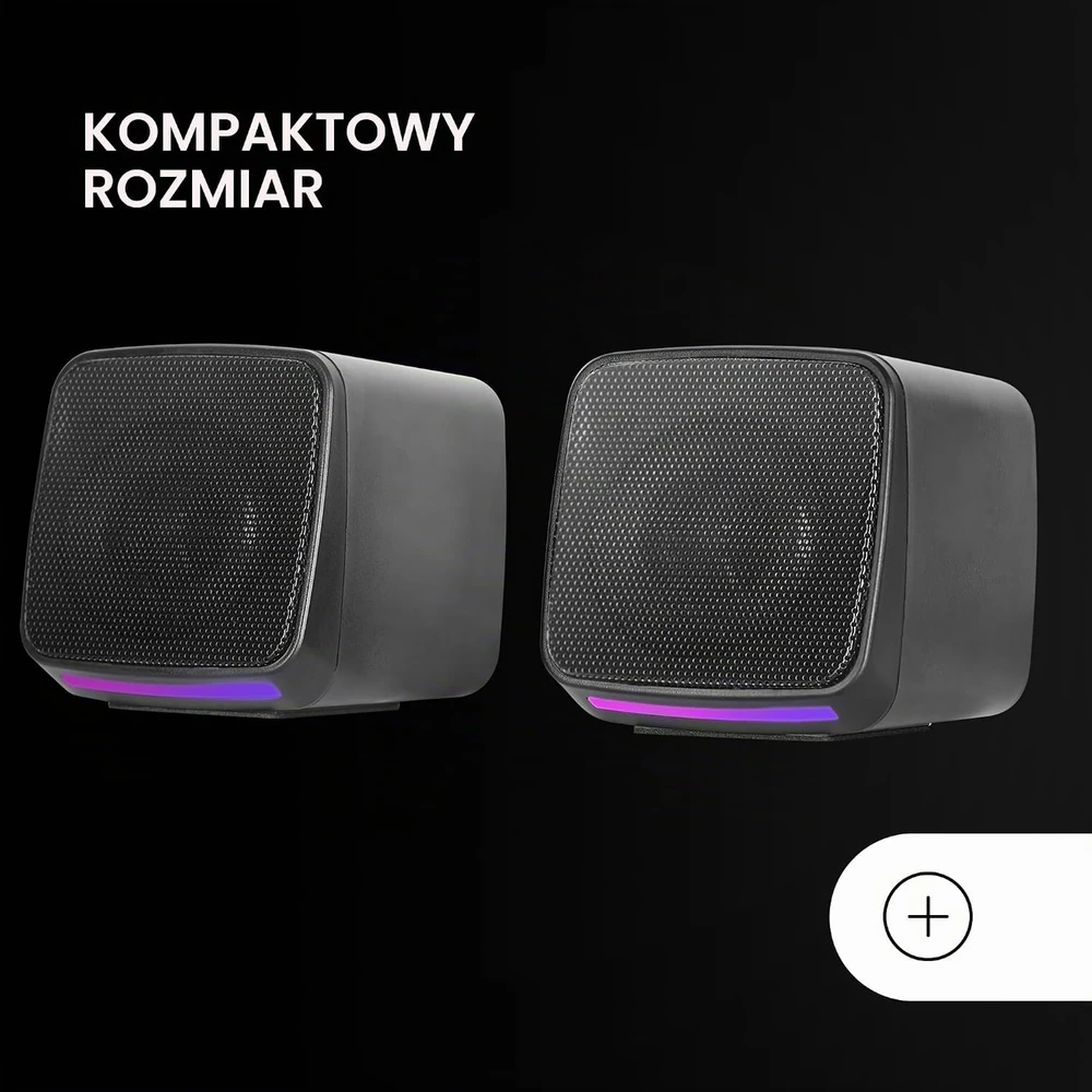 Kompiuterio kolonėlės Mars Gaming 10 W kompiuterinės kolonėlės su RGB apšvietimu, AUX ir USB, MSPRO