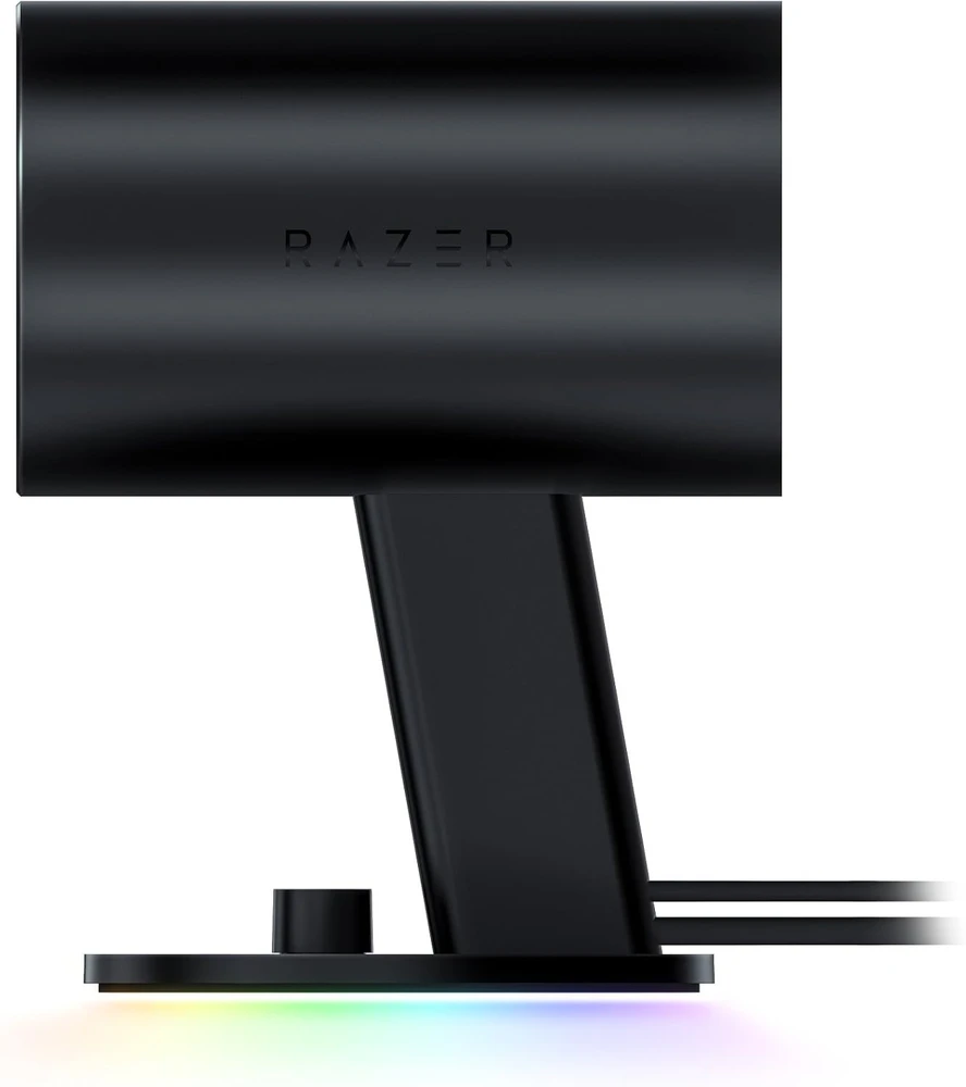 Kompiuterio kolonėlės Razer 2.0 kompiuterinės garsiakalbės su AUX ir USB, 3 colių stiklo pluošto garsiakalbiai, RGB apšvietimas, Nommo Chroma