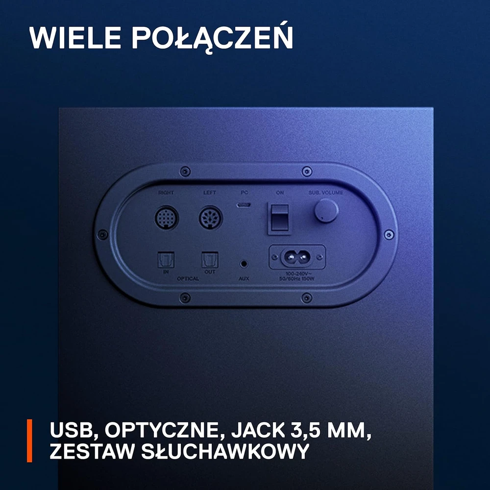 Kompiuterio kolonėlės SteelSeries Arena 7, Juodos spalvos