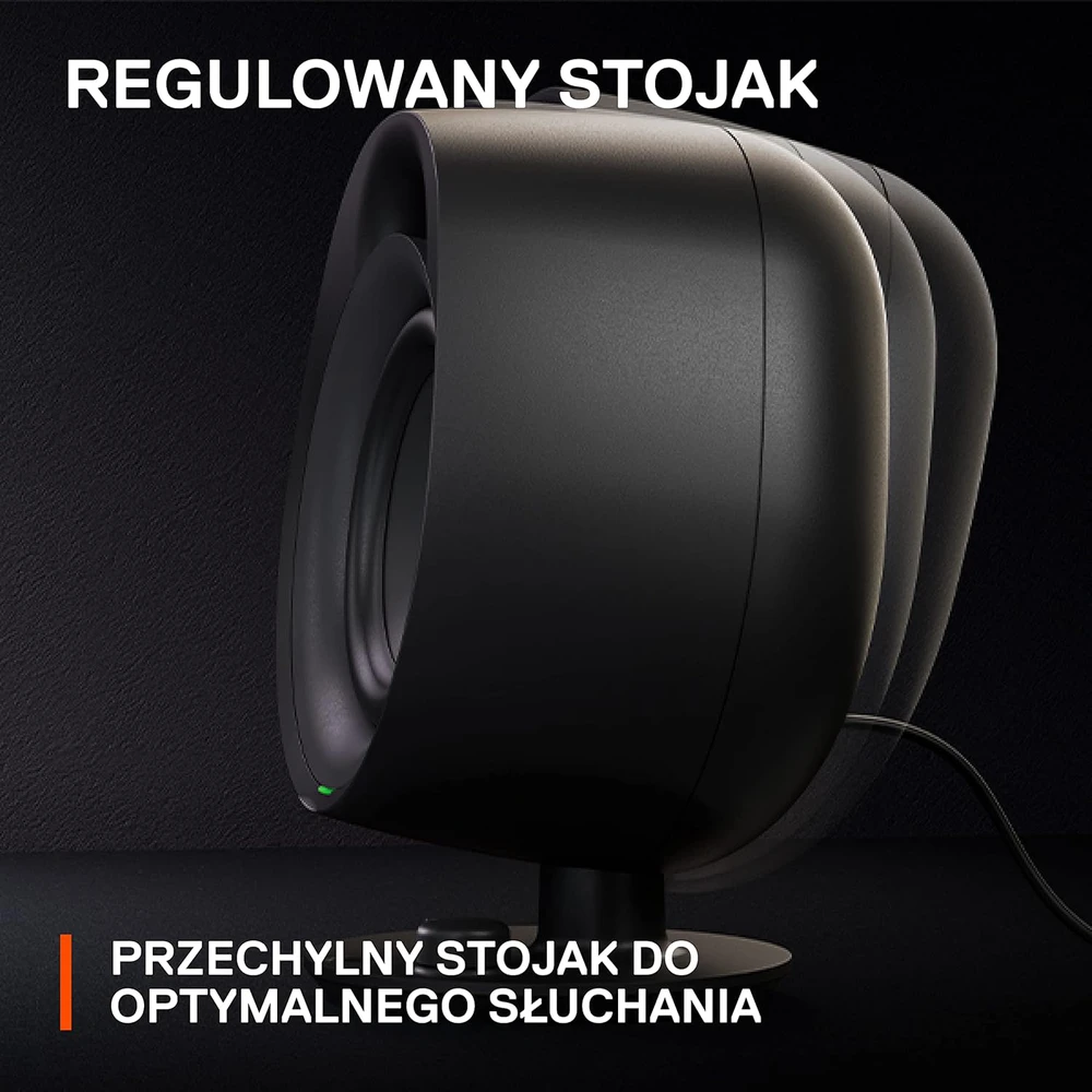 Kompiuterio kolonėlės SteelSeries Arena 3, Juodos spalvos