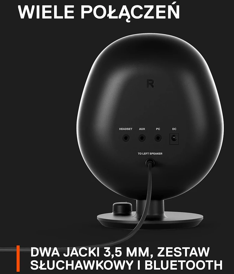 Kompiuterio kolonėlės SteelSeries Arena 3, Juodos spalvos