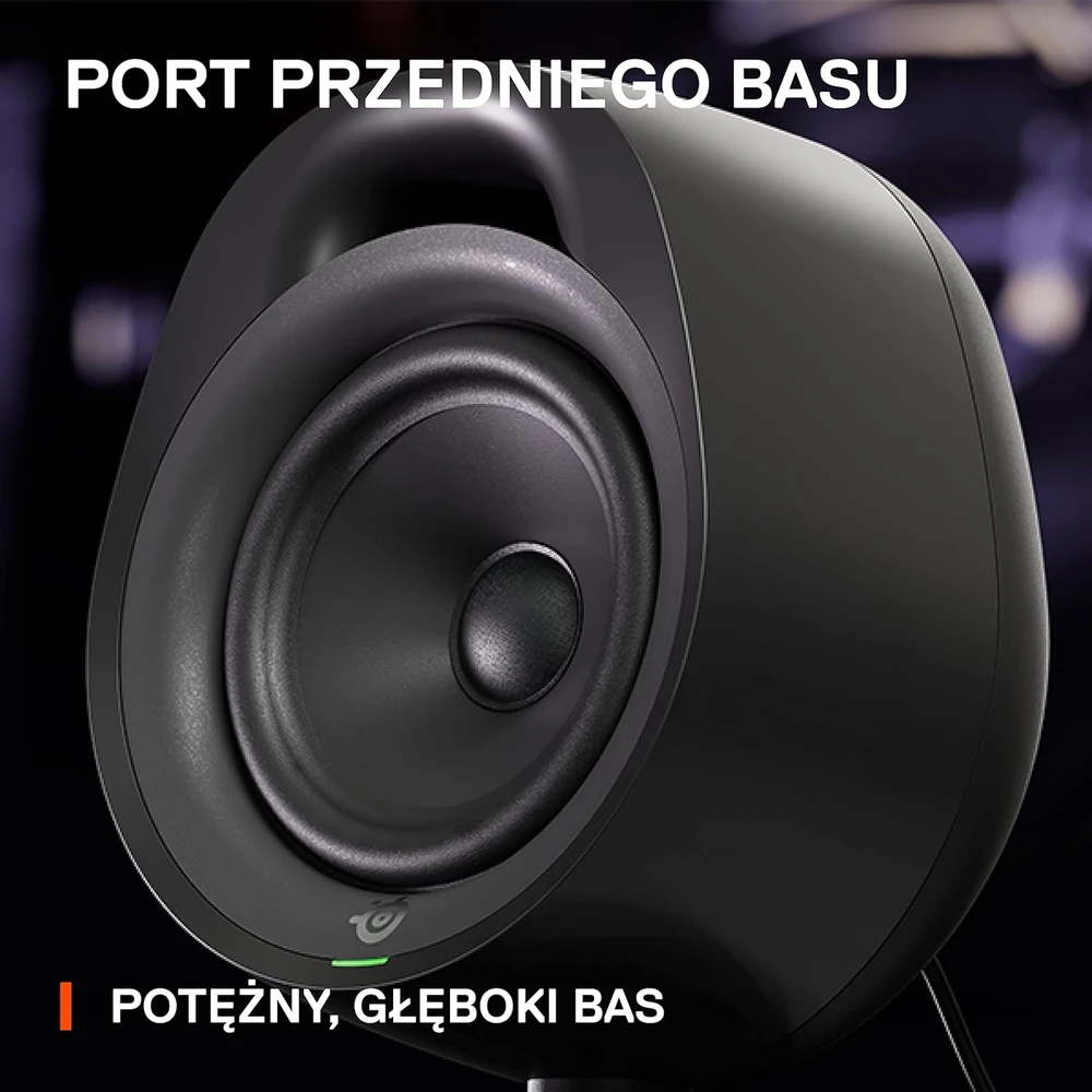 Kompiuterio kolonėlės SteelSeries Arena 3, Juodos spalvos