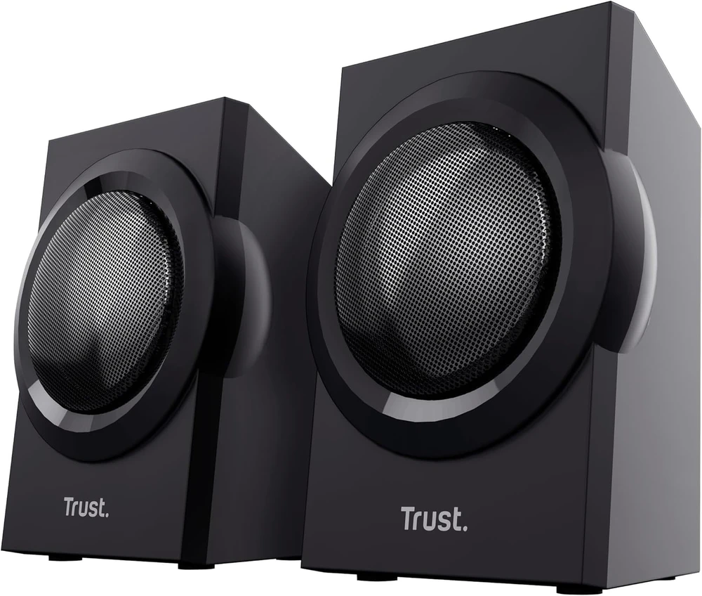 Kompiuterio kolonėlės Trust Yuri garsiakalbių komplektas 60 W Universal Juodas 2.1 kanalai 1 krypties 15 W
