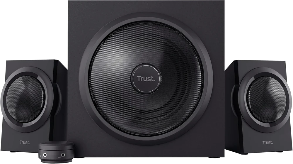 Kompiuterio kolonėlės Trust Yuri garsiakalbių komplektas 60 W Universal Juodas 2.1 kanalai 1 krypties 15 W