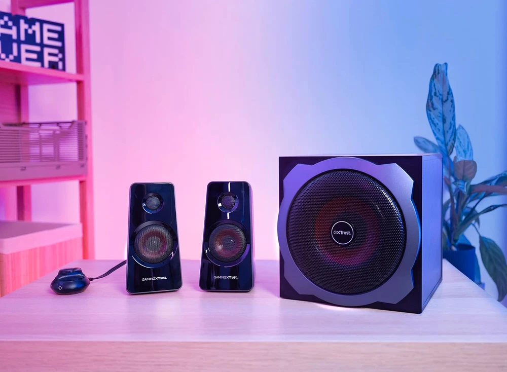 Kompiuterio kolonėlės Kolonėlės Trust GXT 38 2.1 Subwoofer