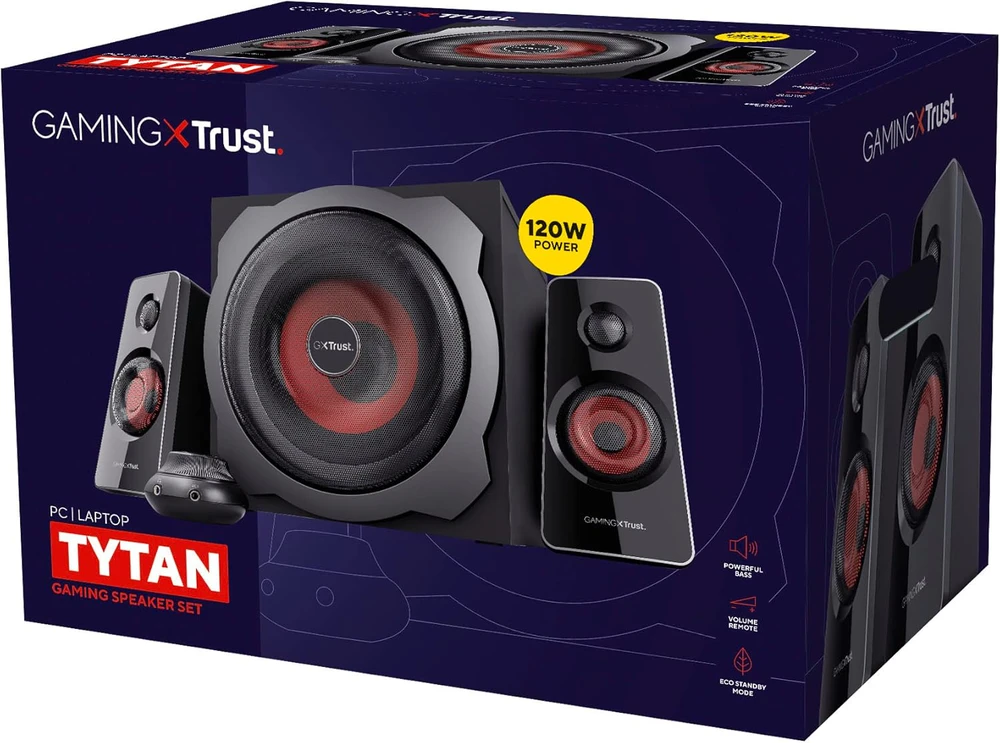 Kompiuterio kolonėlės Kolonėlės Trust GXT 38 2.1 Subwoofer