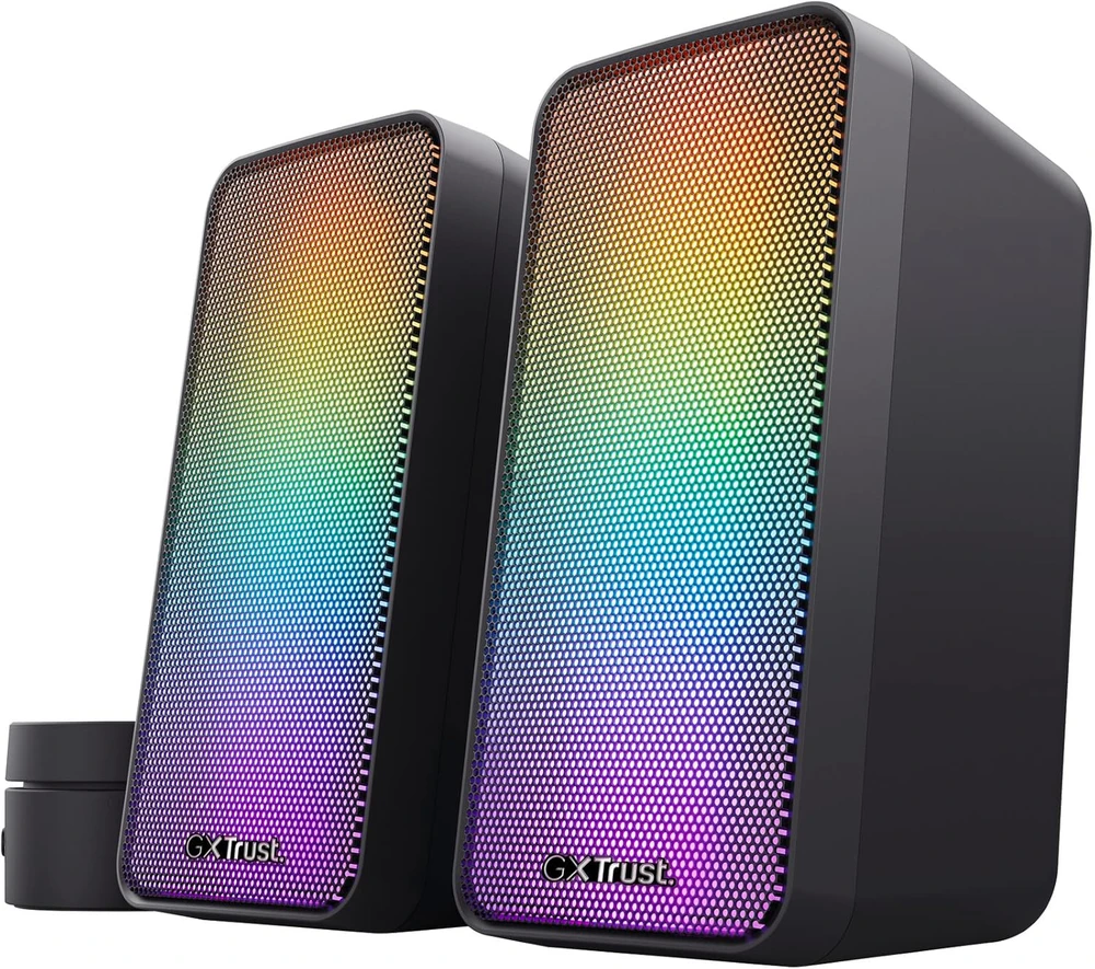 Kompiuterio kolonėlės TRUST GXT 611 Wezz RGB Illuminated 2.1 kolonėlės