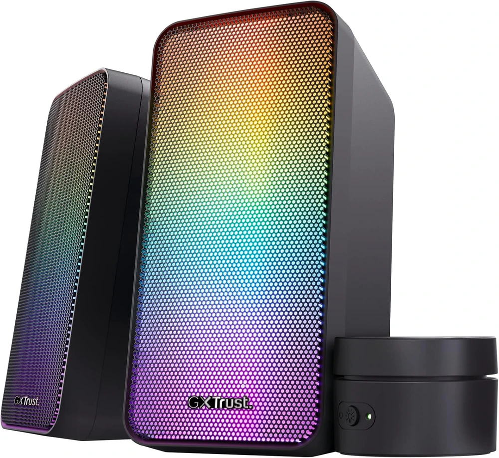 Kompiuterio kolonėlės TRUST GXT 611 Wezz RGB Illuminated 2.1 kolonėlės