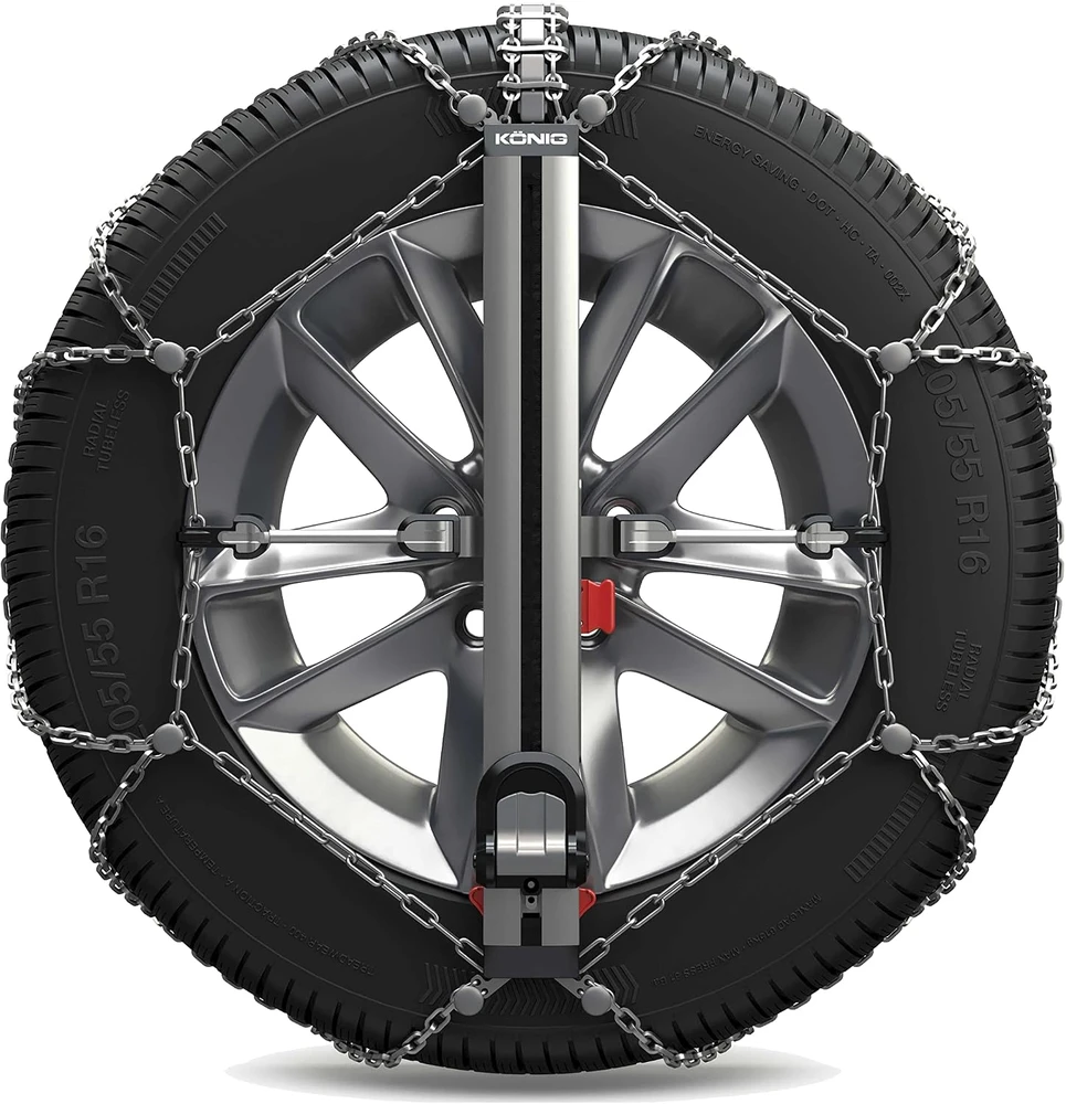 KÖNIG Easy-Fit CU-9 090 sniego grandinės automobiliams, 9 mm, 2 vnt., 2004115090