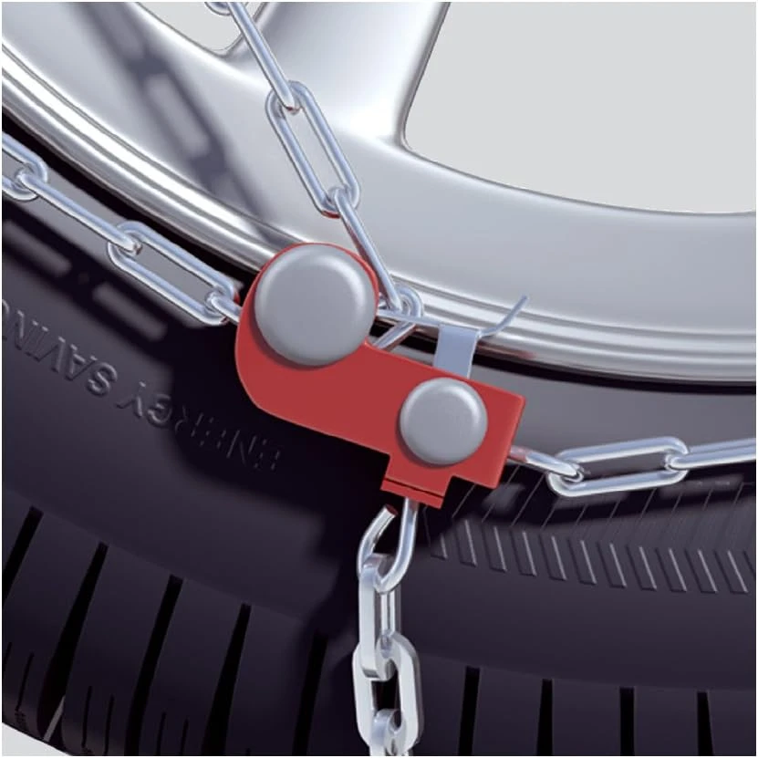 KÖNIG sniego grandinės automobiliams 12 mm su rankiniu įtempimu, 2 vnt., 2004365104