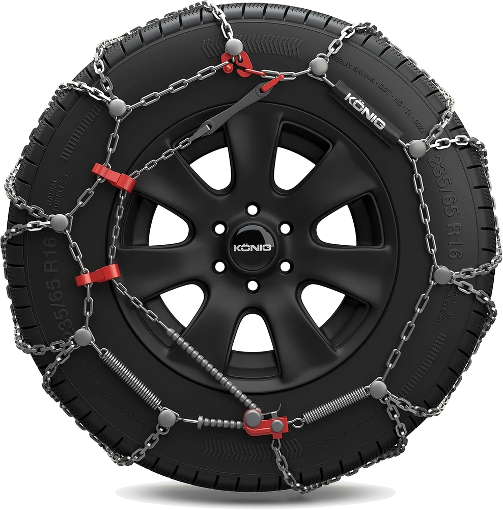 KÖNIG sniego grandinės automobiliui 16 mm su rankiniu įtempimu XD-16 230