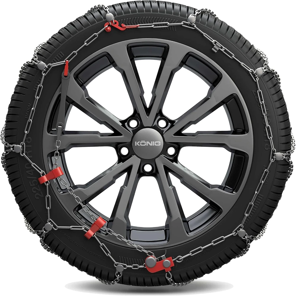KÖNIG sniego grandinės automobiliui su rankiniu įtempimu, 7 mm, CB-7 100
