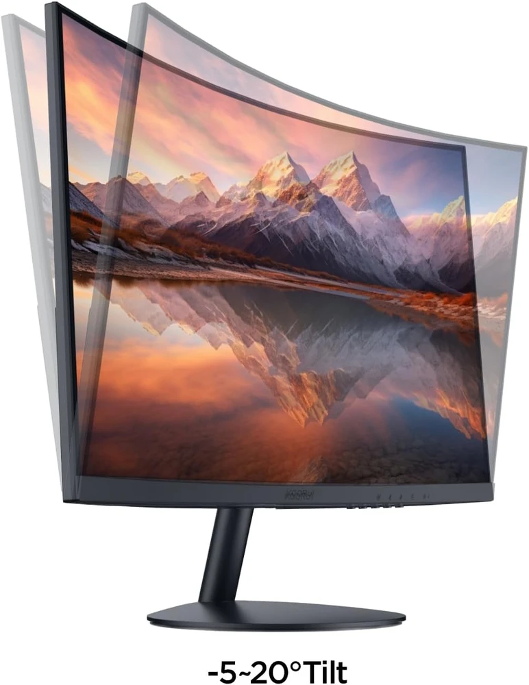 KOORUI lenktas 23,6 col. Full HD VA monitorius 100 Hz, 3 ms, 1500R MB24N2F