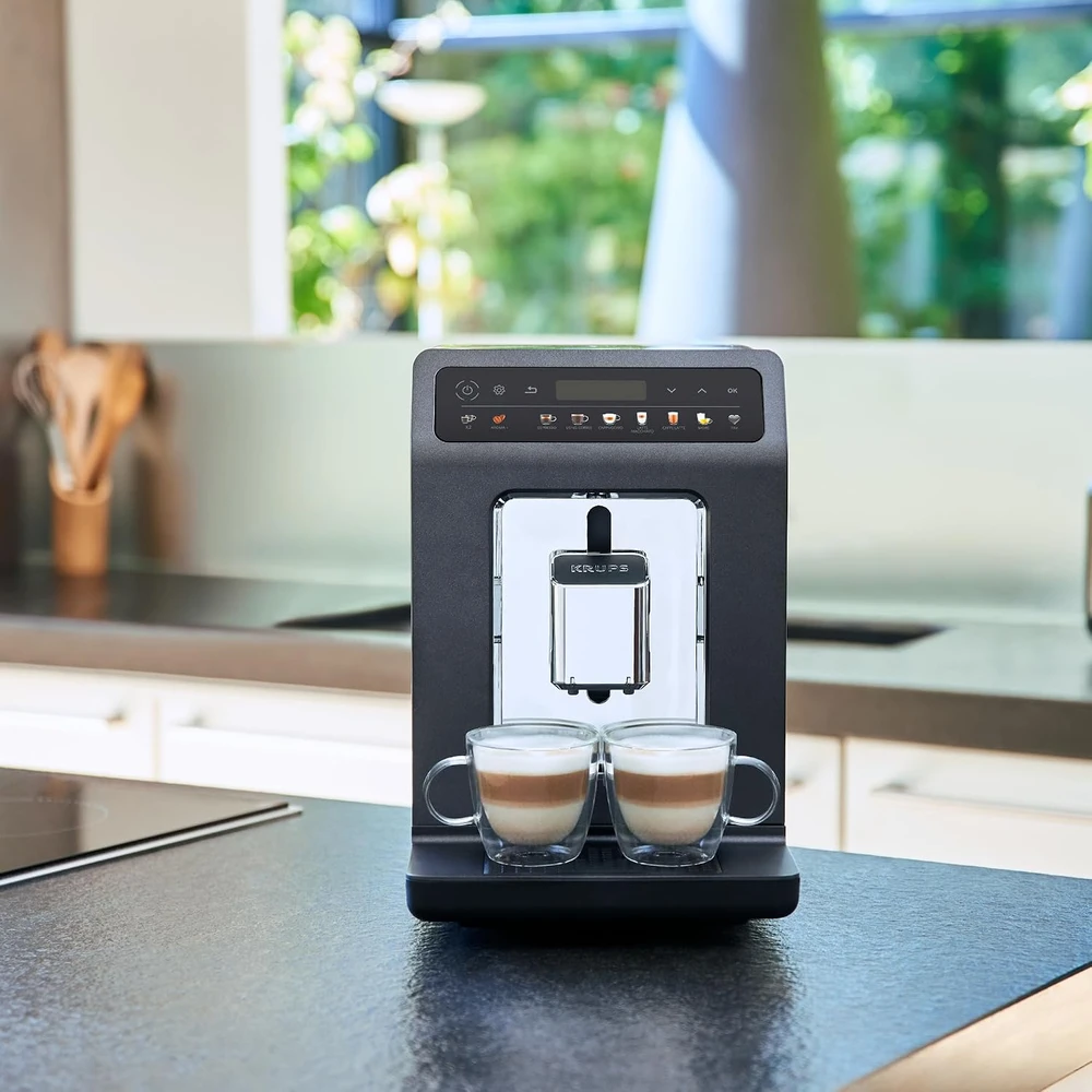 KRUPS automatinis kavos aparatas su malūnėliu, 1450 W, 2,3 l, EA895N10