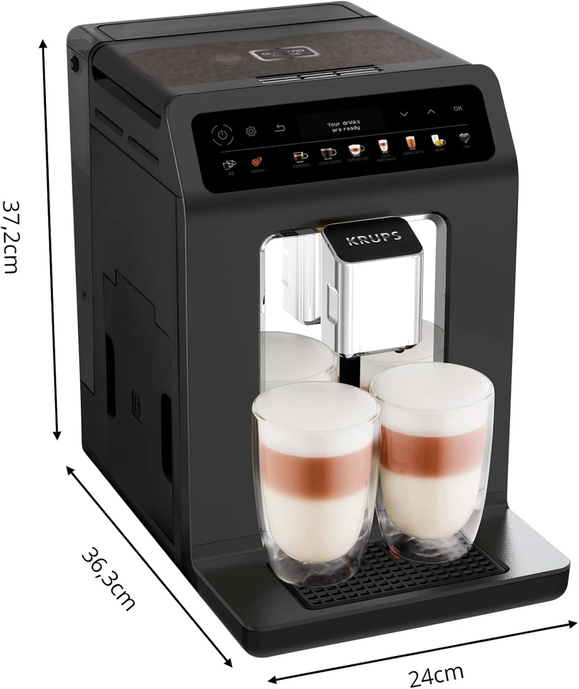 KRUPS automatinis kavos aparatas su malūnėliu, 1450 W, 2,3 l, EA895N10