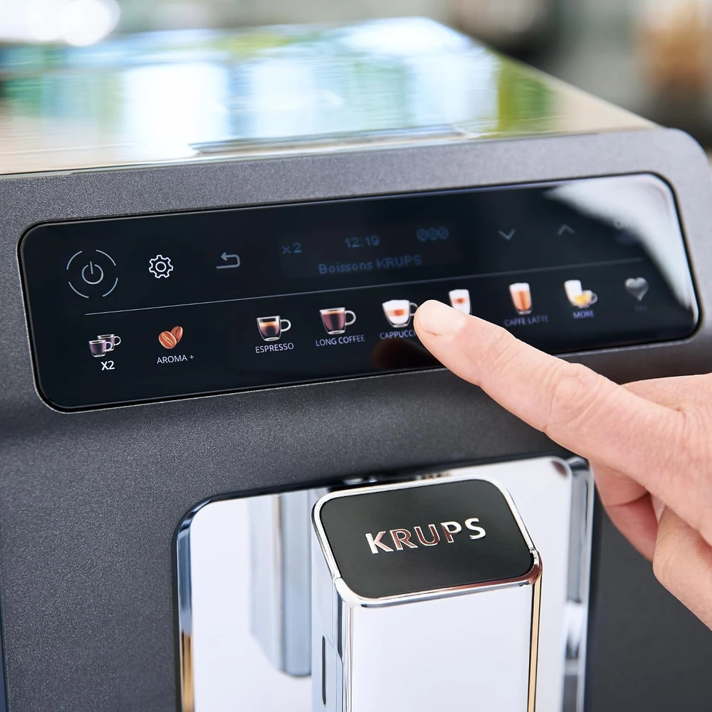 KRUPS automatinis kavos aparatas su malūnėliu, 1450 W, 2,3 l, EA895N10