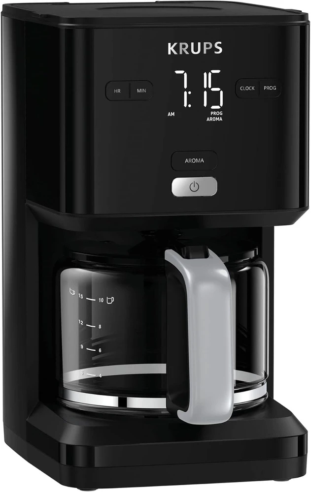 KRUPS lašelinis kavos aparatas Smart'n Light KM600810, 1,25 l, 1000 W su laikmačiu