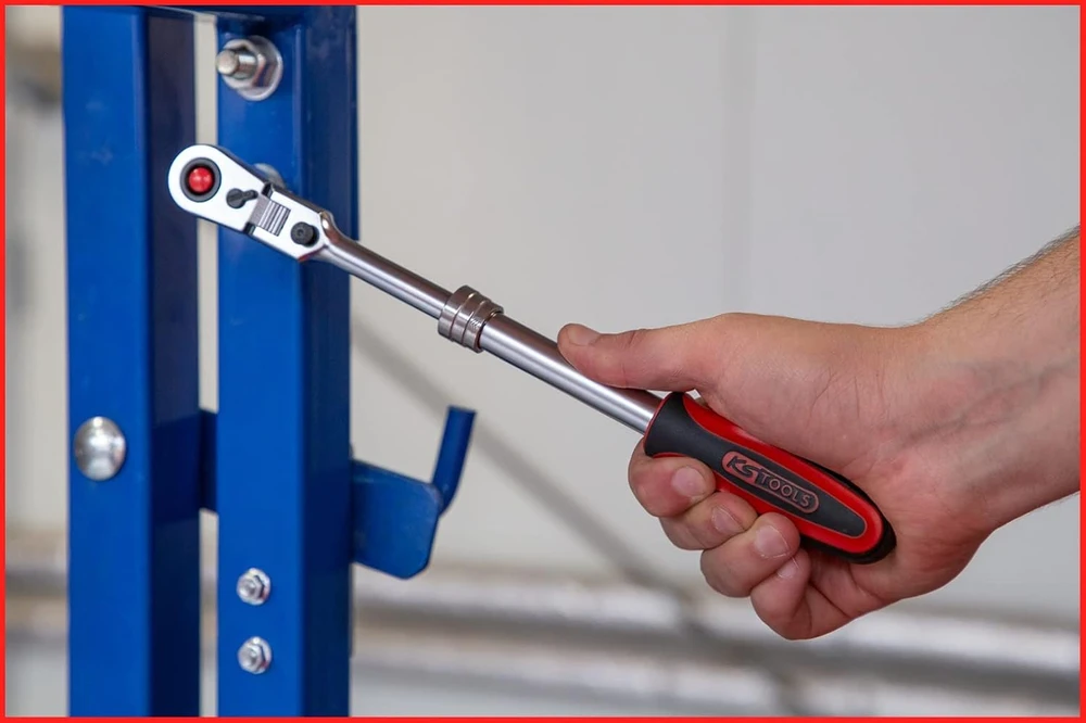 KS Tools teleskopinis perjungiamas terkšlinis raktas 3/8", 72 dantukai, 914.3820