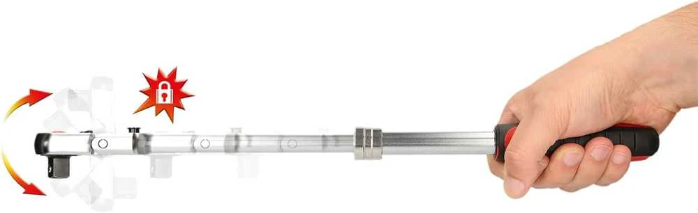 KS Tools teleskopinis perjungiamas terkšlinis raktas 3/8", 72 dantukai, 914.3820