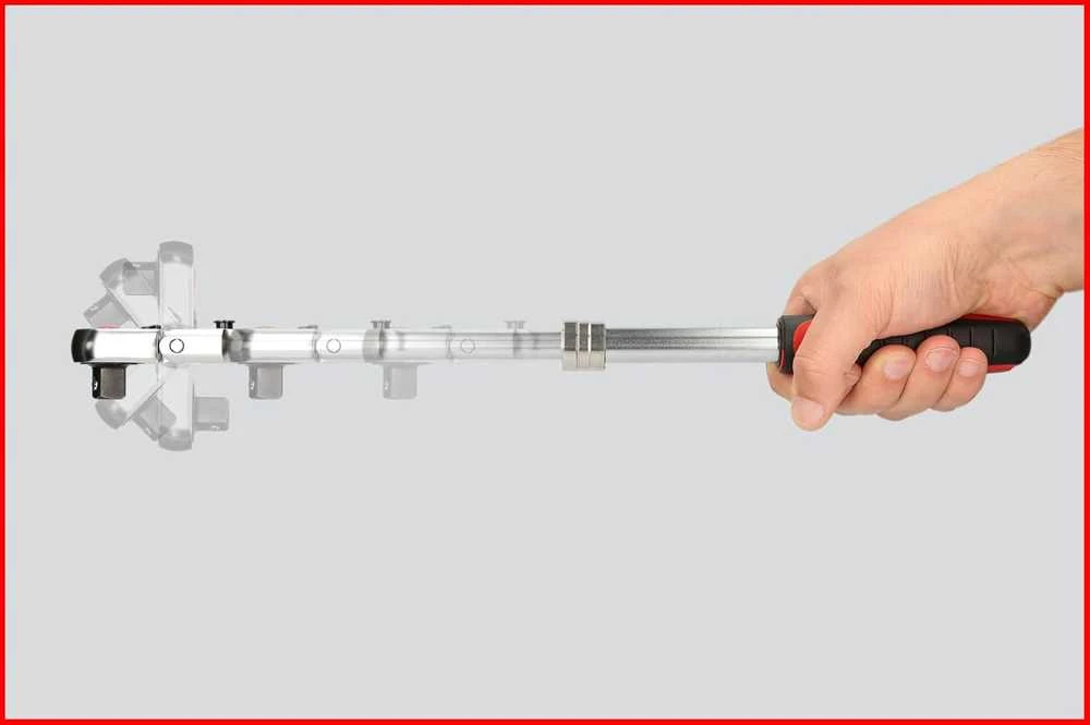 KS Tools teleskopinis perjungiamas terkšlinis raktas 3/8", 72 dantukai, 914.3820