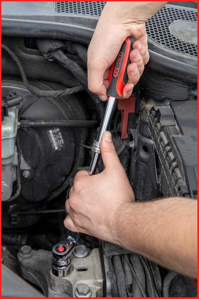 KS Tools teleskopinis perjungiamas terkšlinis raktas 3/8", 72 dantukai, 914.3820