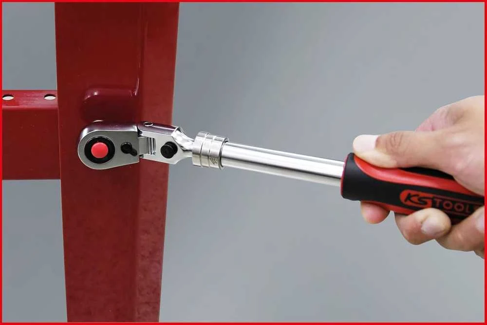 KS Tools teleskopinis perjungiamas terkšlinis raktas 3/8", 72 dantukai, 914.3820