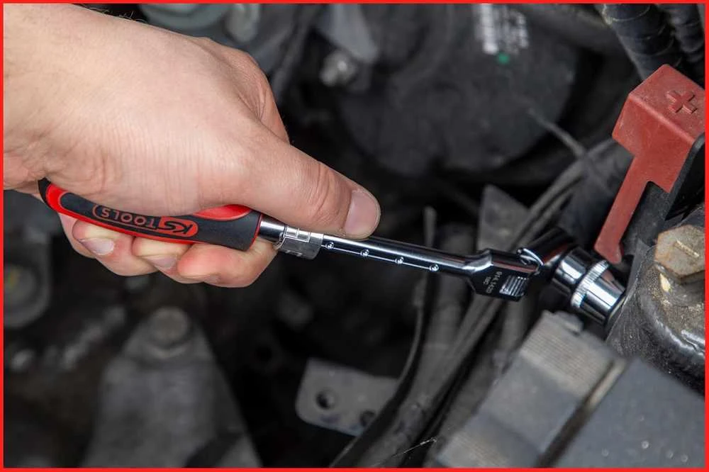 KS Tools teleskopinis perjungiamas terkšlinis raktas 3/8", 72 dantukai, 914.3820