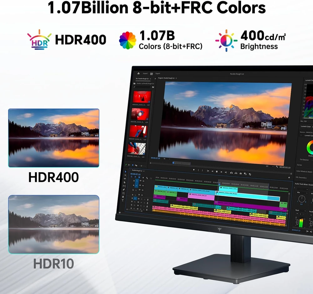 KTC 27 col. 4K UHD IPS monitorius 60 Hz su HDR400 ir DisplayPort H27P27