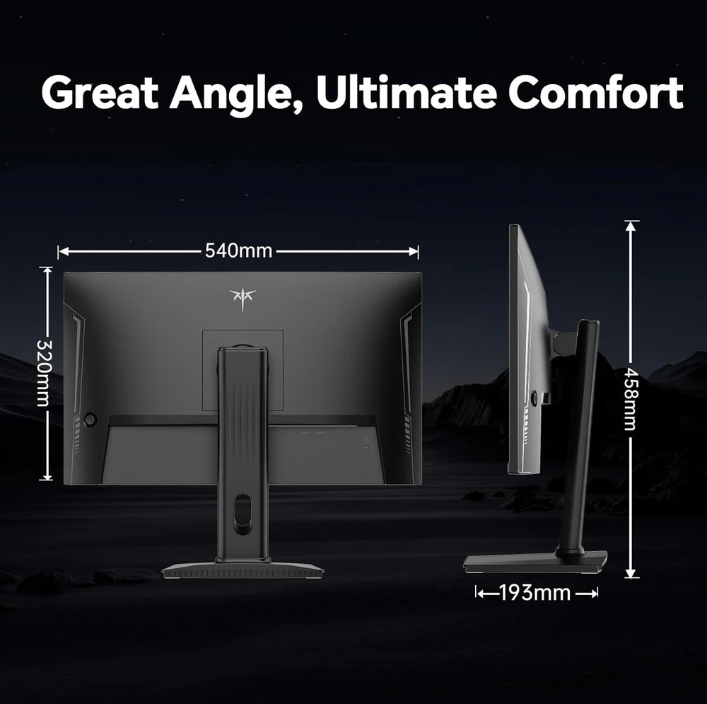 KTC žaidimų monitorius 23,8 col. QHD 2560 × 1440, 180 Hz, Fast-IPS, 1 ms H24T7
