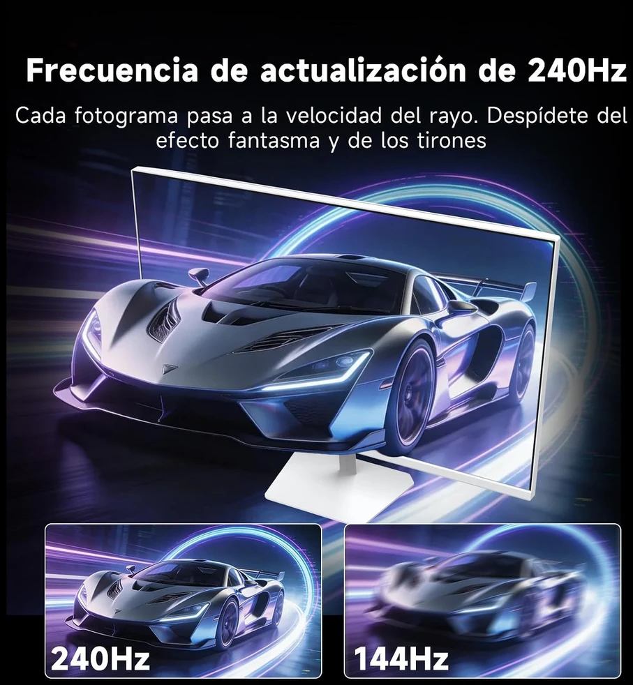 KTC žaidimų monitorius 24 colių FHD 240 Hz Fast IPS 1 ms HDR400 H24F7