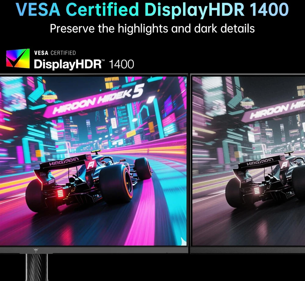KTC žaidimų monitorius 27 colių Mini LED QHD 180 Hz HDR1400 M27T6