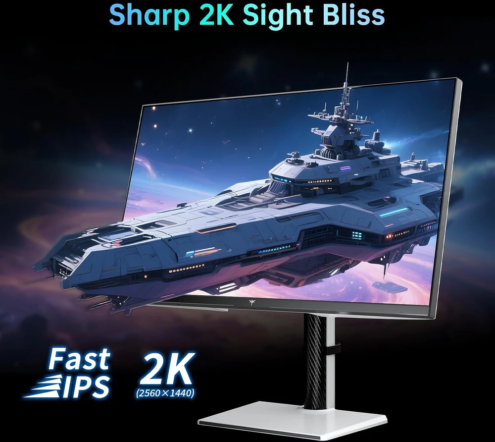 KTC žaidimų monitorius 27 colių Mini LED QHD 180 Hz HDR1400 M27T6