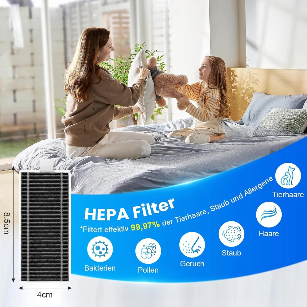 KTNAid 20 dalių atsarginių priedų rinkinys Ecovacs Deebot T80 Omni robotui dulkių siurbliui