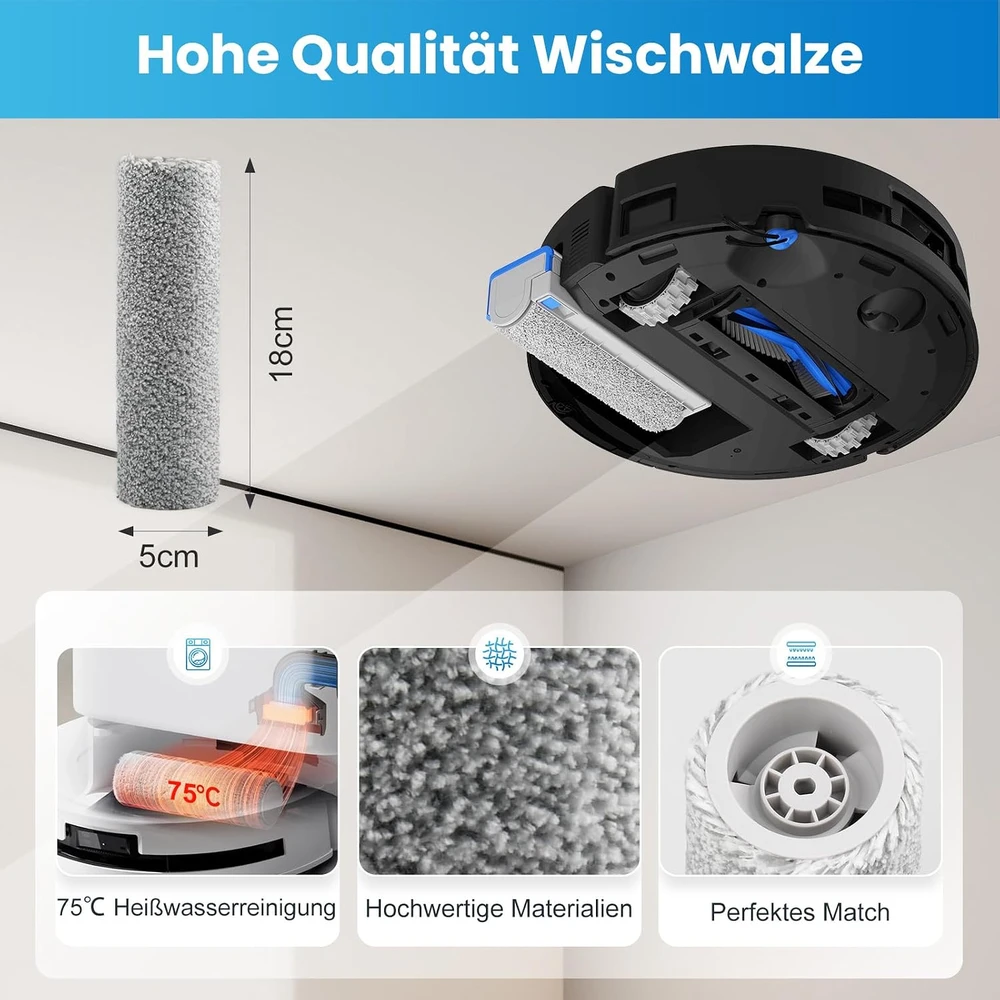 KTNAid 20 dalių atsarginių priedų rinkinys Ecovacs Deebot T80 Omni robotui dulkių siurbliui