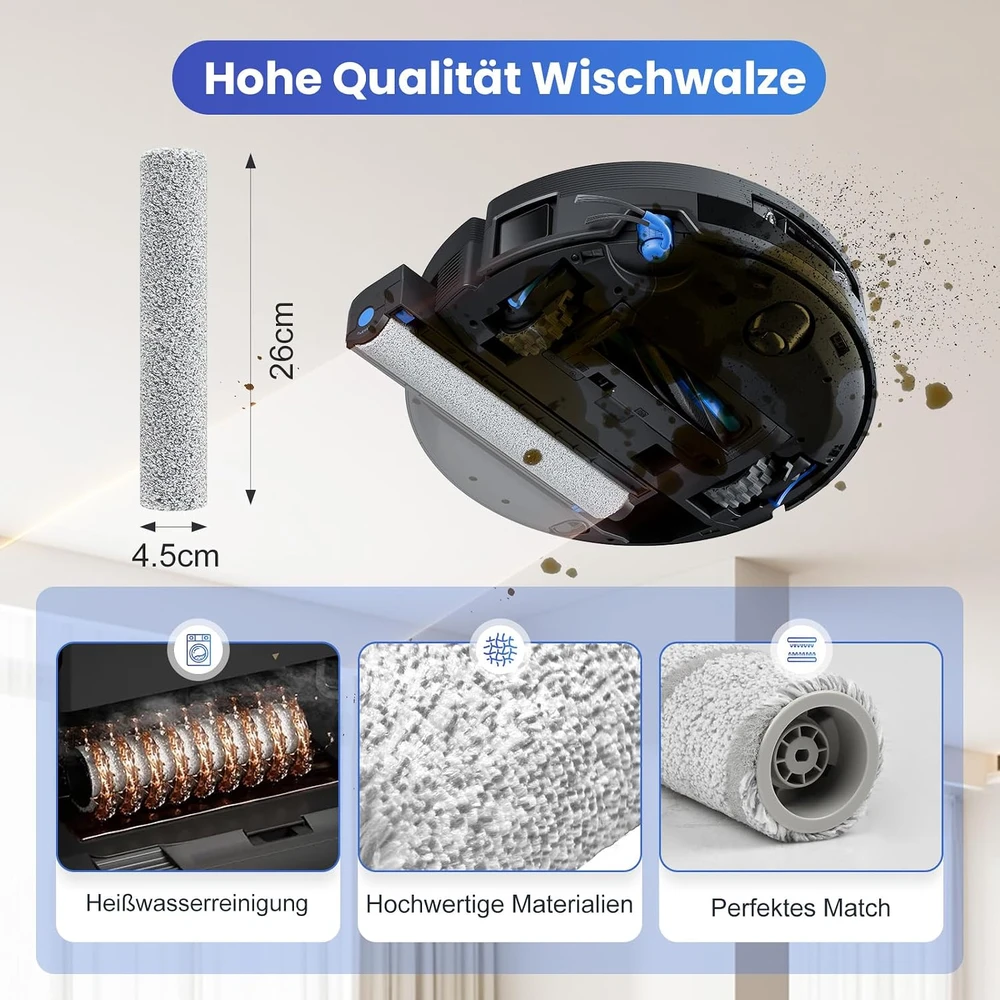 KTNAid 21 dalių robotų dulkių siurblių priedų rinkinys Ecovacs X12 OMNICYCLONE