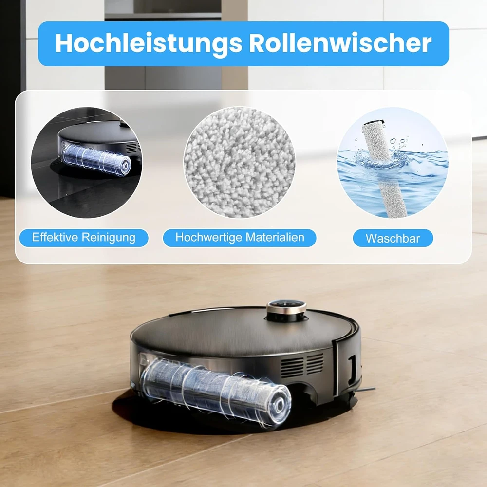 KTNAid atsarginių priedų rinkinys robotui dulkių siurbliui Mova Z60 Ultra Roller Complete, 22 vnt.