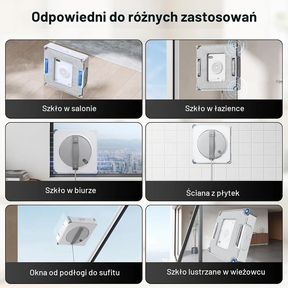 KTNAid mikropluošto šluostės langų robotui Ecovacs Winbot W2S/W2S Omni, 12 vnt., w2s omni