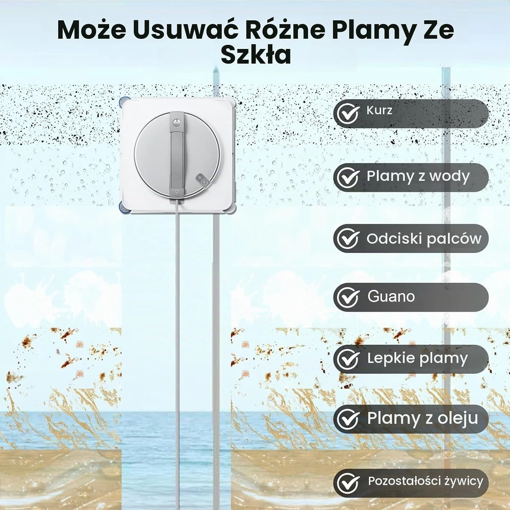 KTNAid mikropluošto šluostės langų robotui Ecovacs Winbot W2S/W2S Omni, 12 vnt., w2s omni