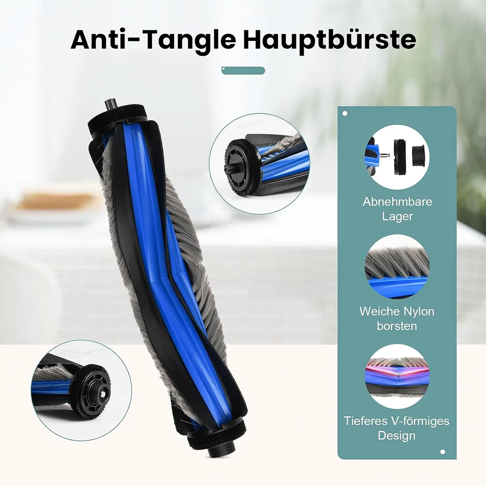 KTNAid roboto dulkių siurblio priedų rinkinys Ecovacs Deebot T50 Max Pro Omni, 24 vnt.