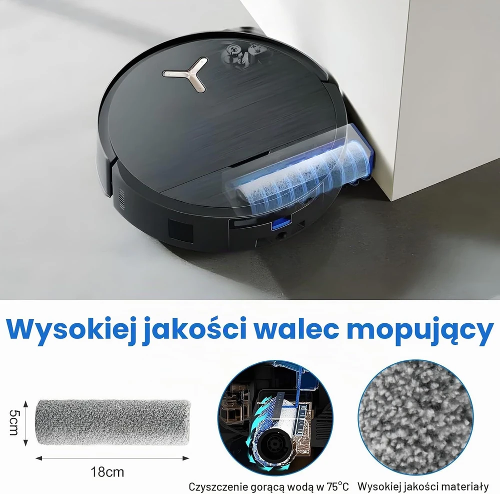KTNAid robotų dulkių siurblių atsarginių dalių rinkinys Ecovacs Deebot X9 PRO Omni 21 vnt.
