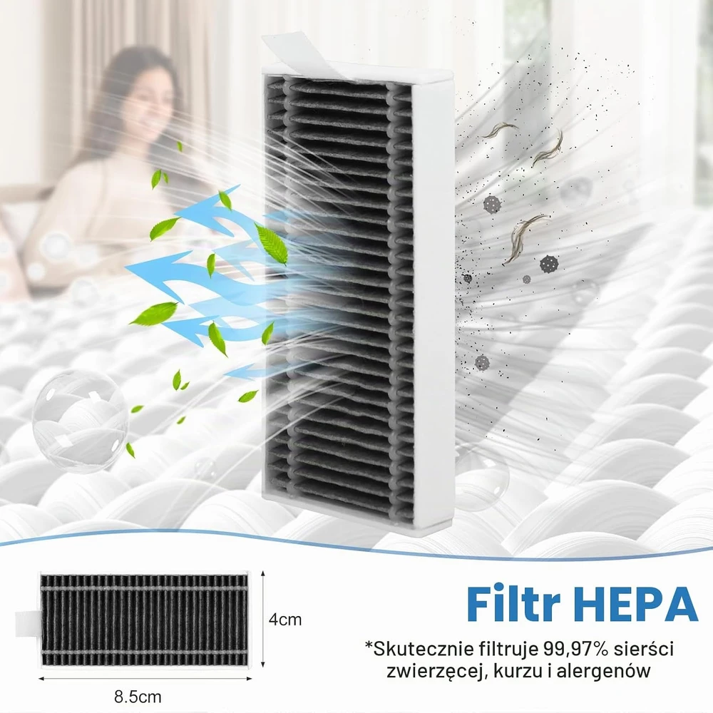KTNAid robotų dulkių siurblių atsarginių dalių rinkinys Ecovacs Deebot X9 PRO Omni 21 vnt.