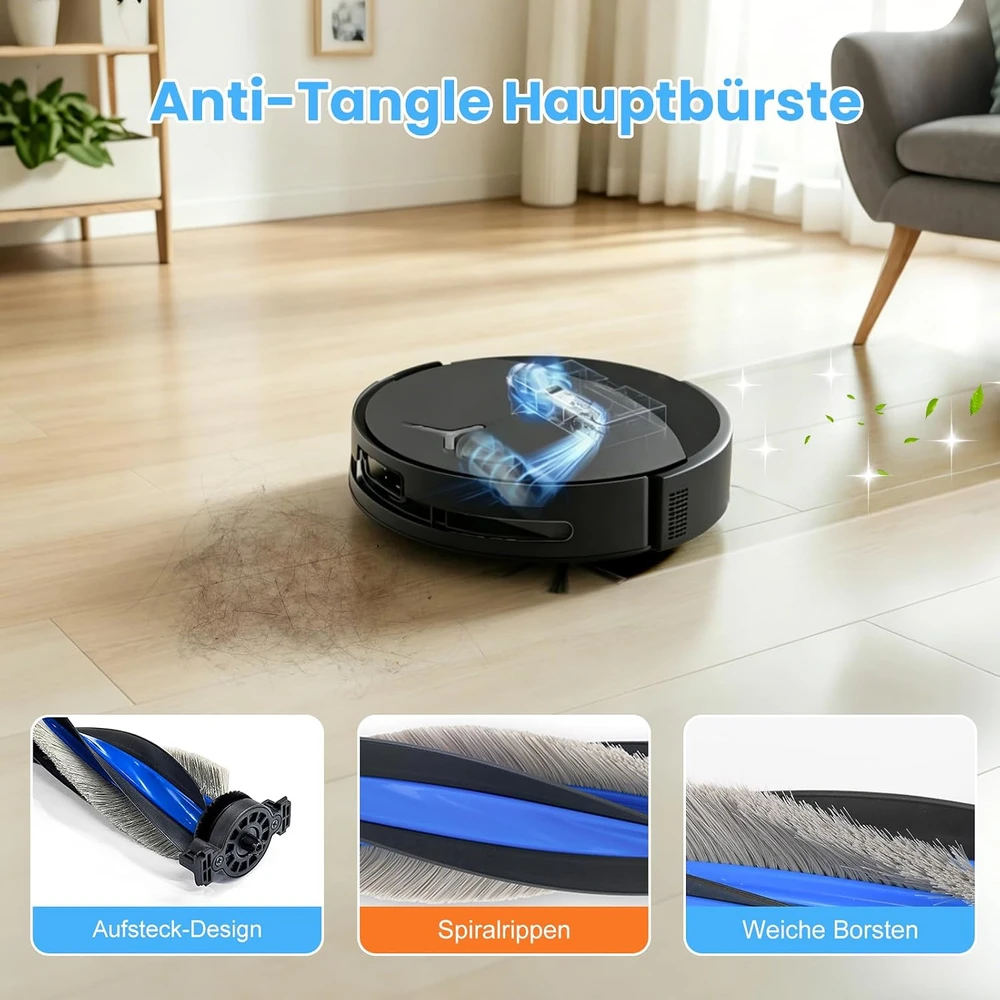KTNAid robotų dulkių siurblių priedų rinkinys Ecovacs Deebot T90 Omni, T90 PRO Omni ir X12 PRO Omni, 22 vnt.