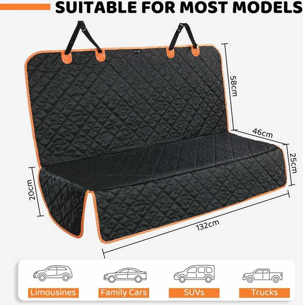 KYG vandeniui atsparus automobilių sėdynės užvalkalas augintiniams, neslystantis, universalus 132 x 58 x 46 cm