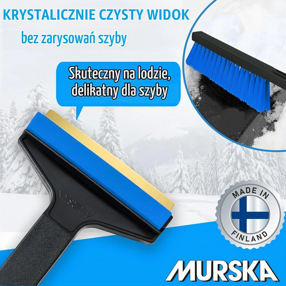 L & P Car Design automobilinė ledo grandyklė su sniego šluotele, žalvarinė, 21 cm, X7-X8-X9-A053+A059