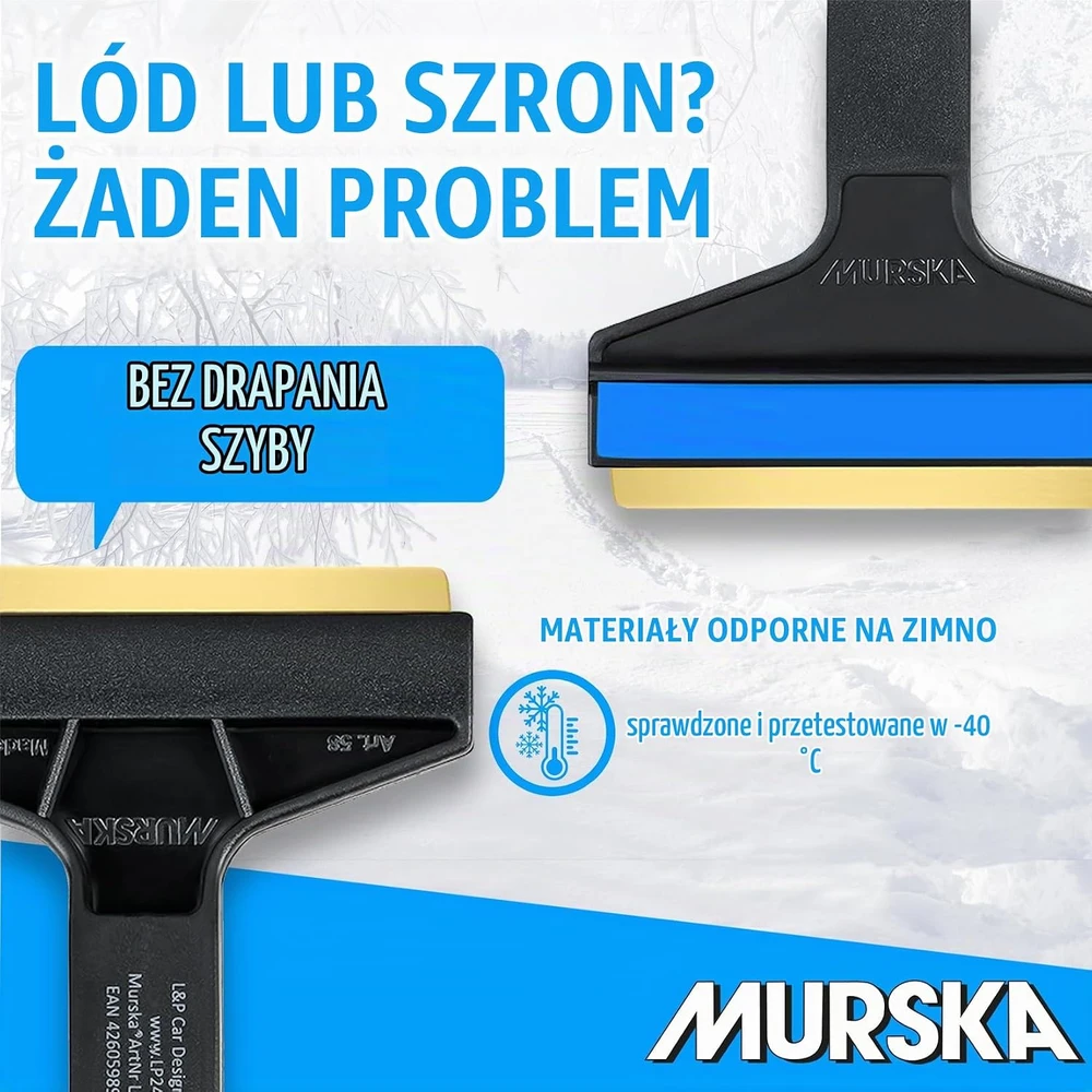 L & P Car Design automobilio stiklų grandiklis su žalvarine geležte, 21 cm, 2 vnt., A053-2