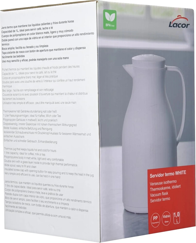 Lacor termosinis ąsotis, 1 l, 62575