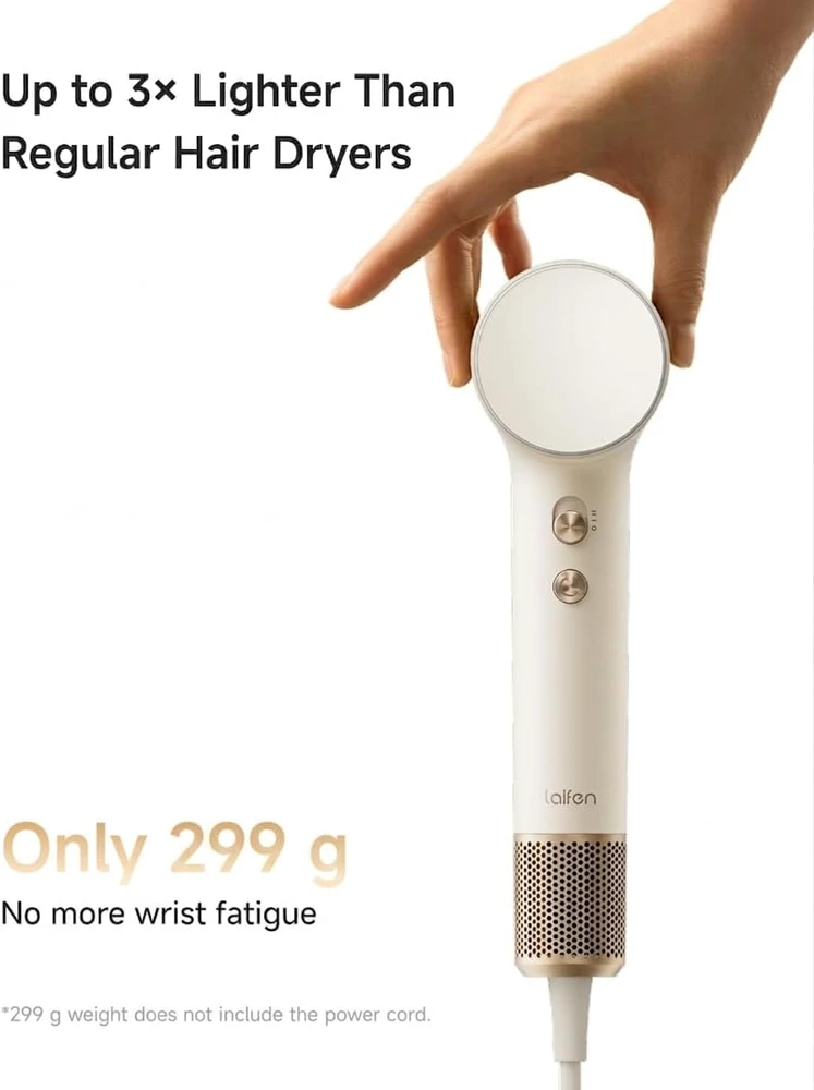 Laifen plaukų džiovintuvas Mini 1100 W su jonizacija, 110 000 aps./min.