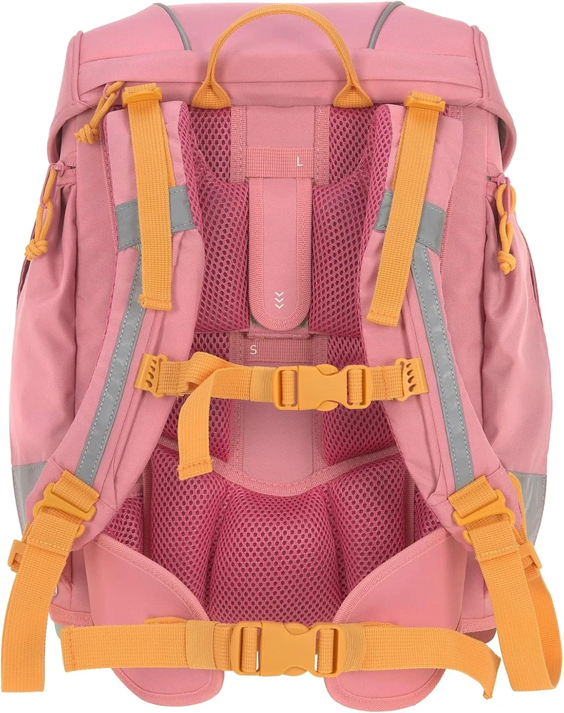 LÄSSIG mokyklinės kuprinės rinkinys Boxy Unique, 21 l, 30 x 25 x 41,5 cm