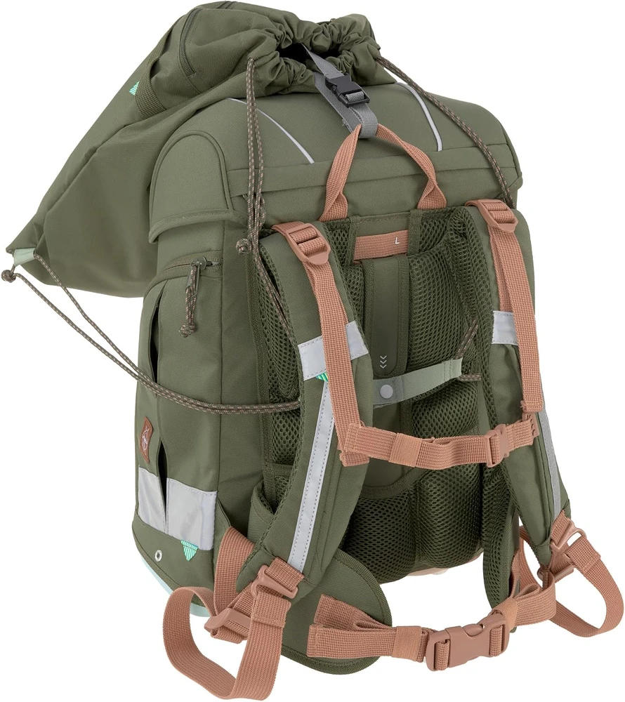 LÄSSIG mokyklinės kuprinės rinkinys Boxy Unique, 21 l, 7 dalių, 1205015582