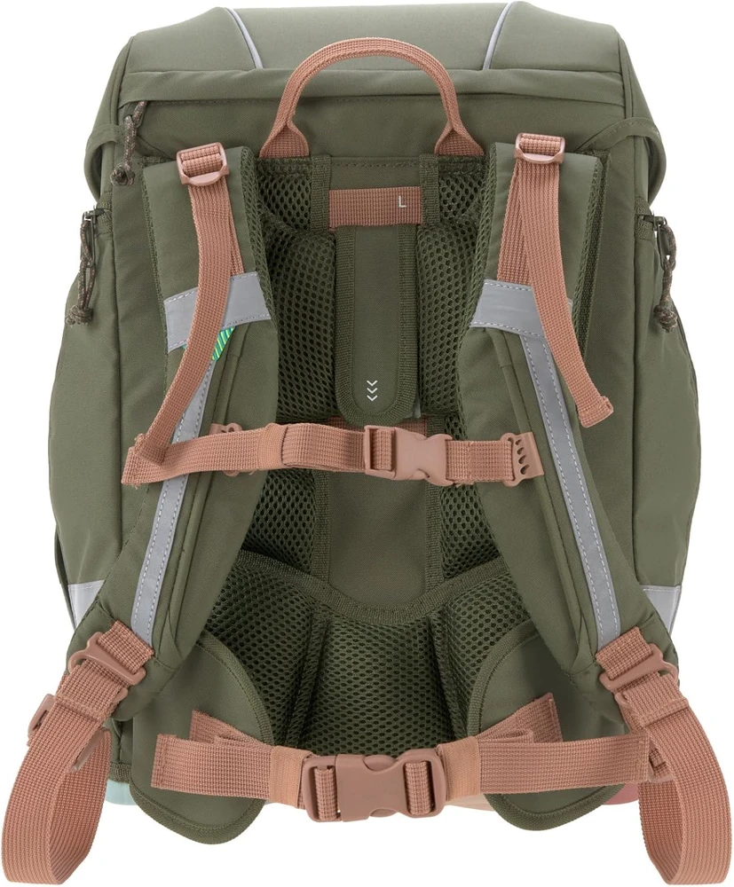 LÄSSIG mokyklinės kuprinės rinkinys Boxy Unique, 21 l, 7 dalių, 1205015582